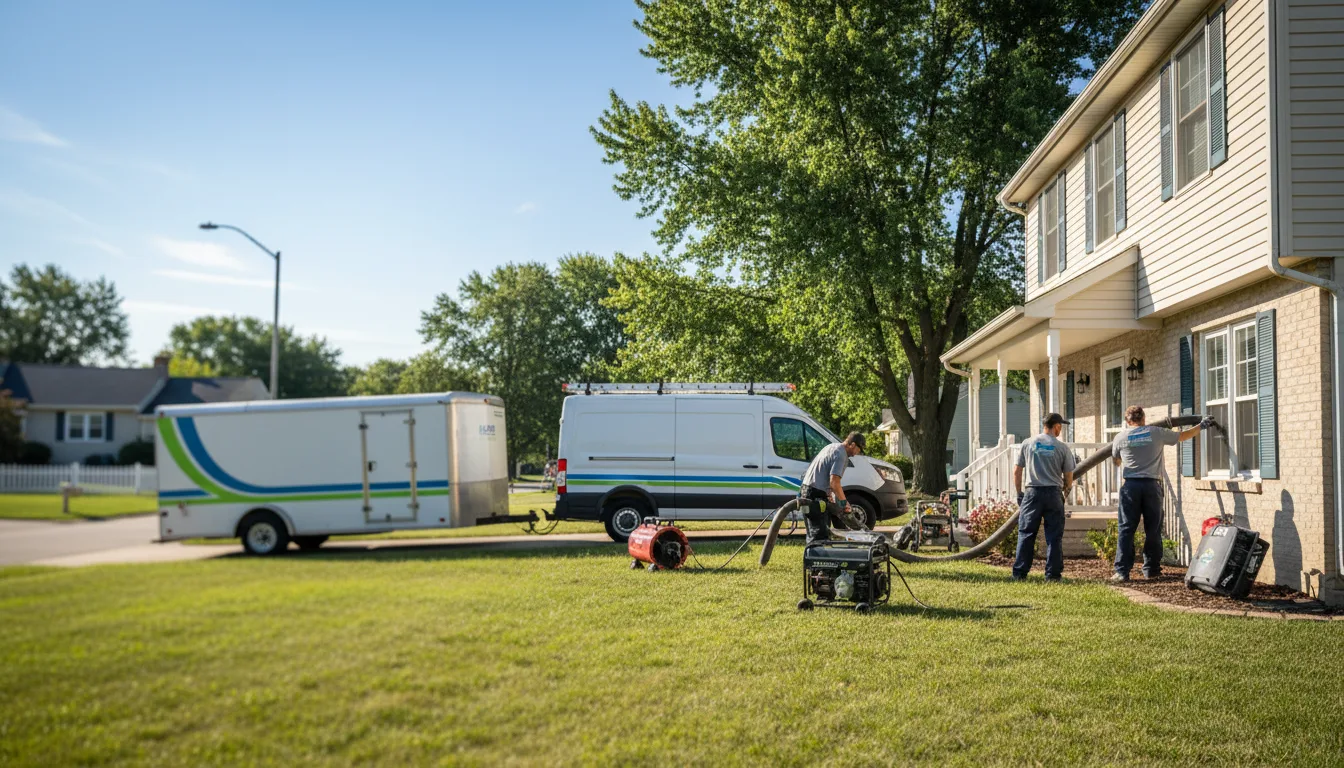 Flooded Basement Restoration And Cleanup With Repair in West Stockholm, NY near me